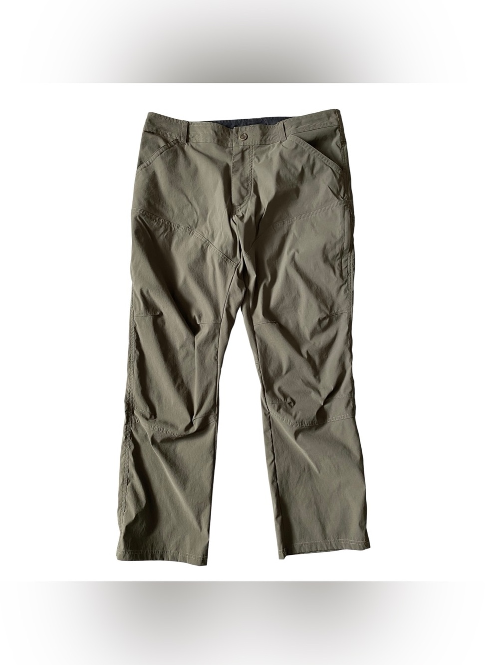 KÜHL Men’s Renegade Pant 36x30 Khaki Green Stretch Hiking Technical Outdoor
